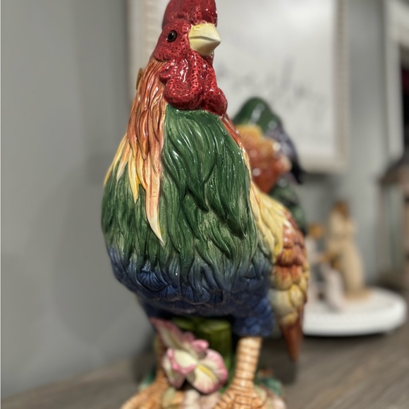 Fitz and Floyd Multicolor Rooster Figurine